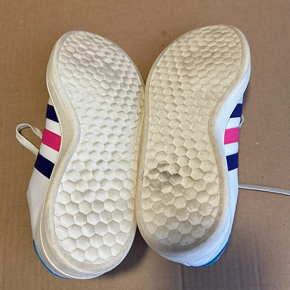 Adidas Women’s White Grand Court 'Energy Ink' Grant Court Sneakers size US 8.5 - Picture 15 of 15